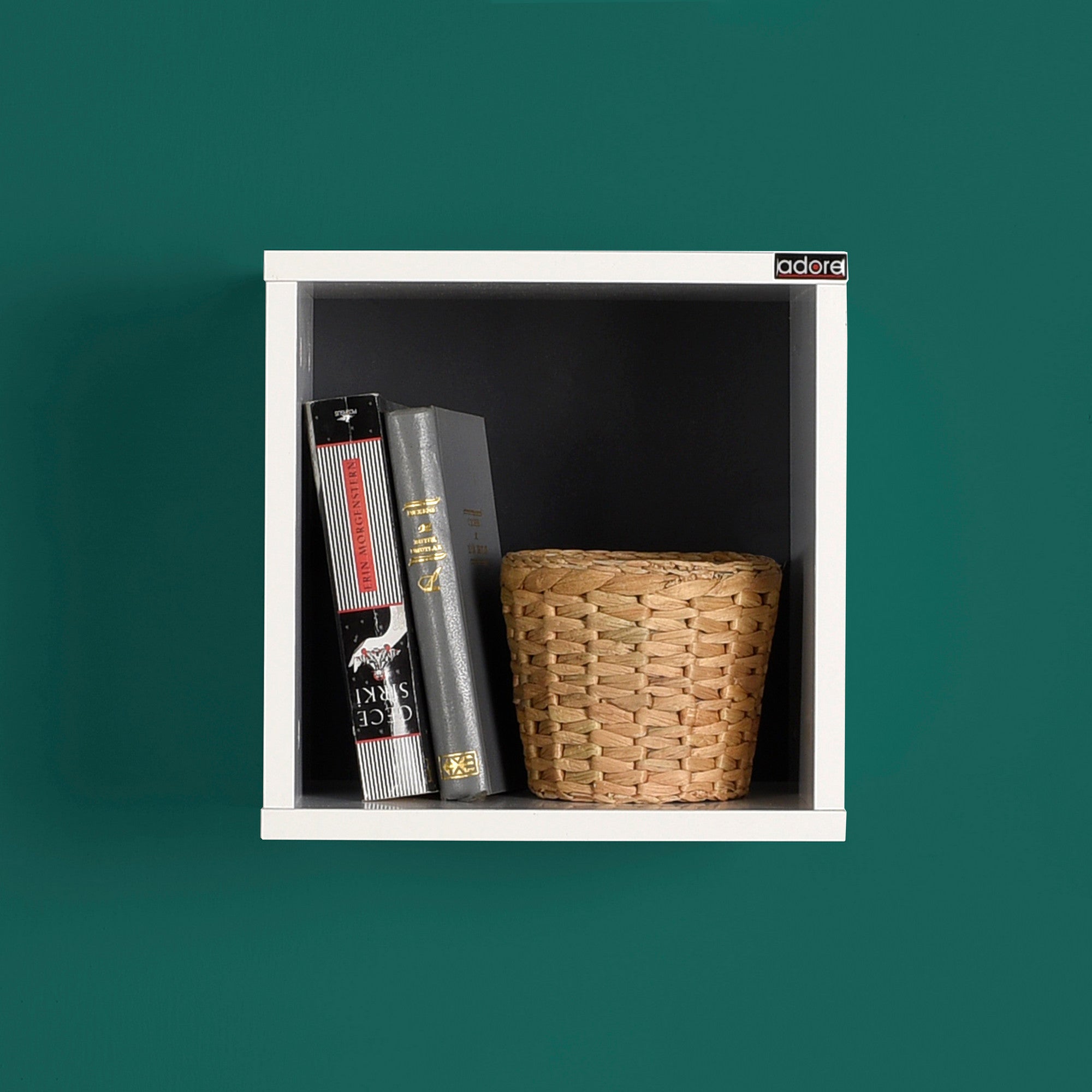 Prateleira de parede – 33 cm – Branco – Painel de partículas revestido a melamina