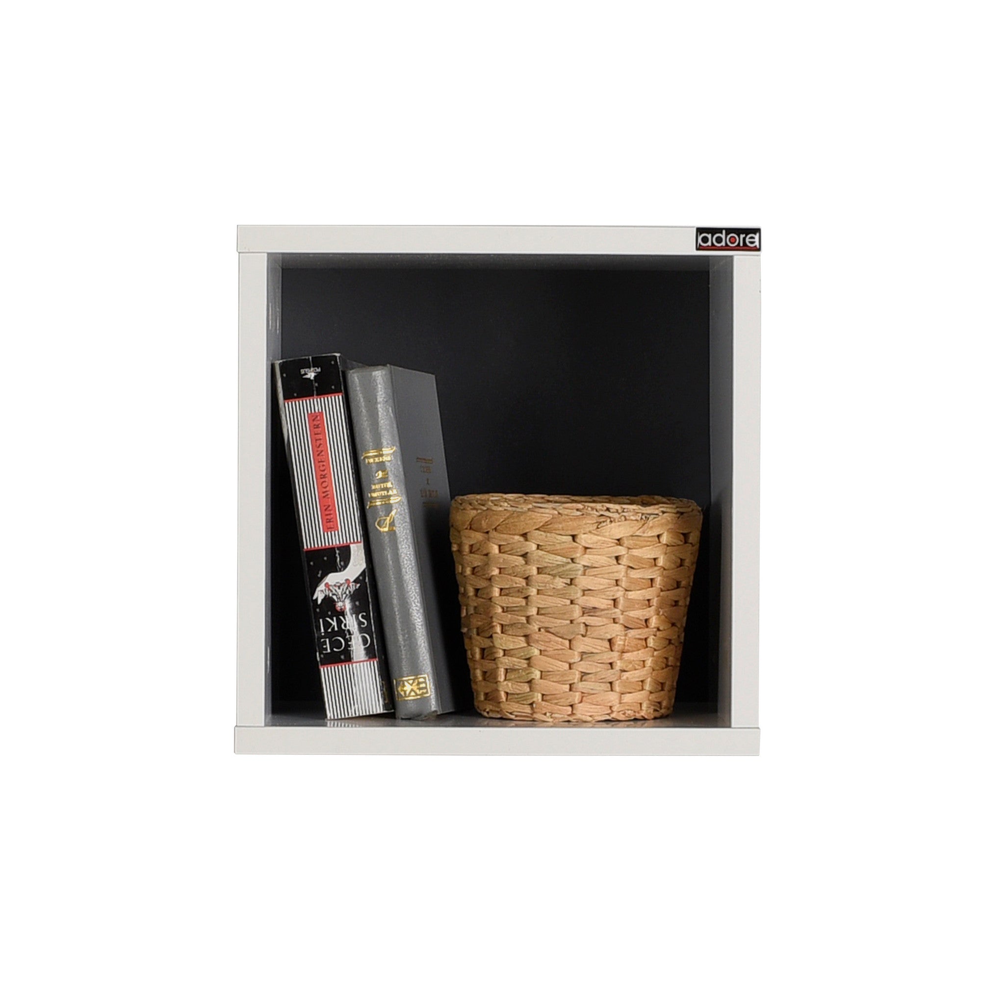 Prateleira de parede – 33 cm – Branco – Painel de partículas revestido a melamina