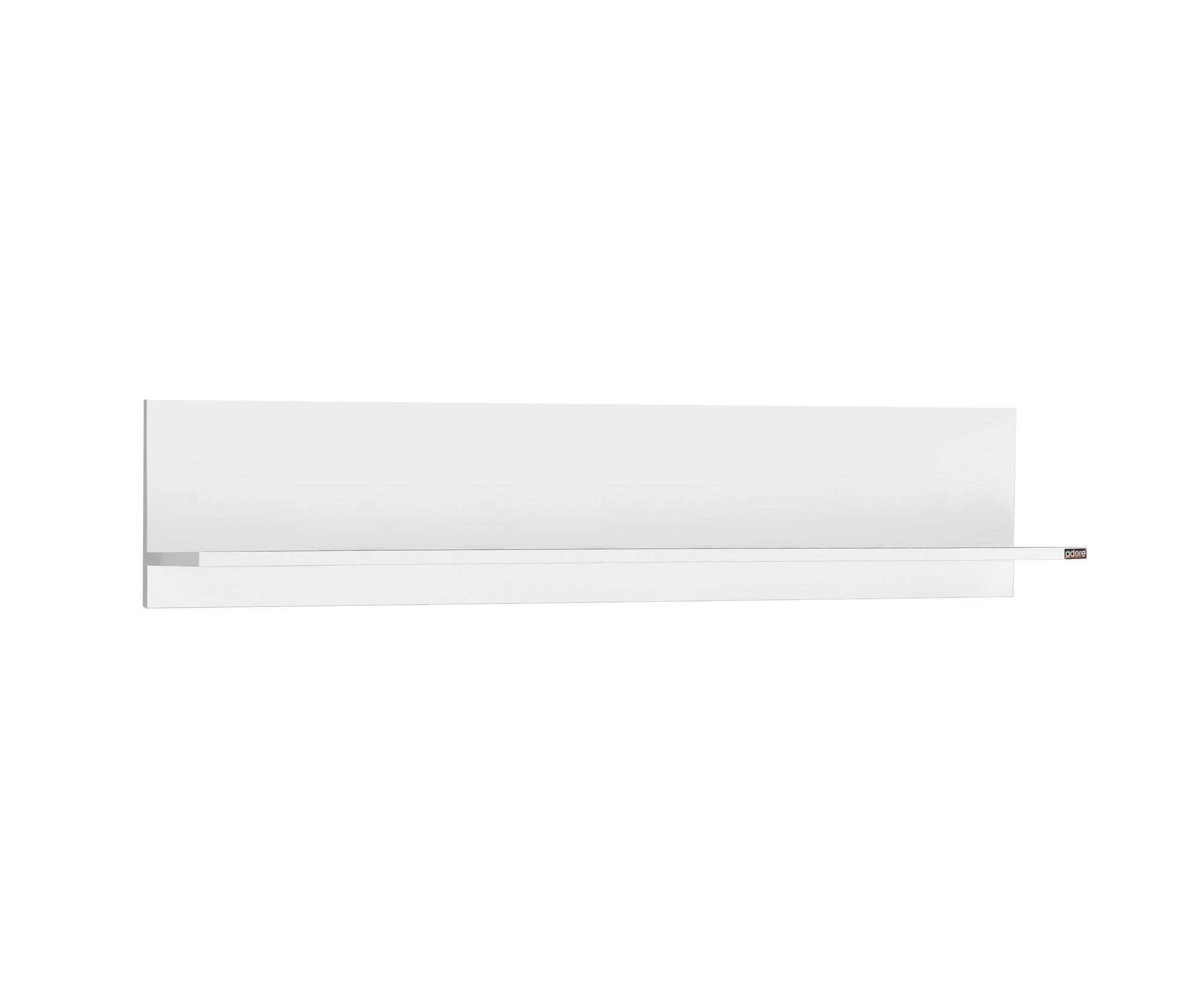 Prateleira de parede – 120 cm x 25 cm – Branco – Painéis de partículas revestidos a melamina