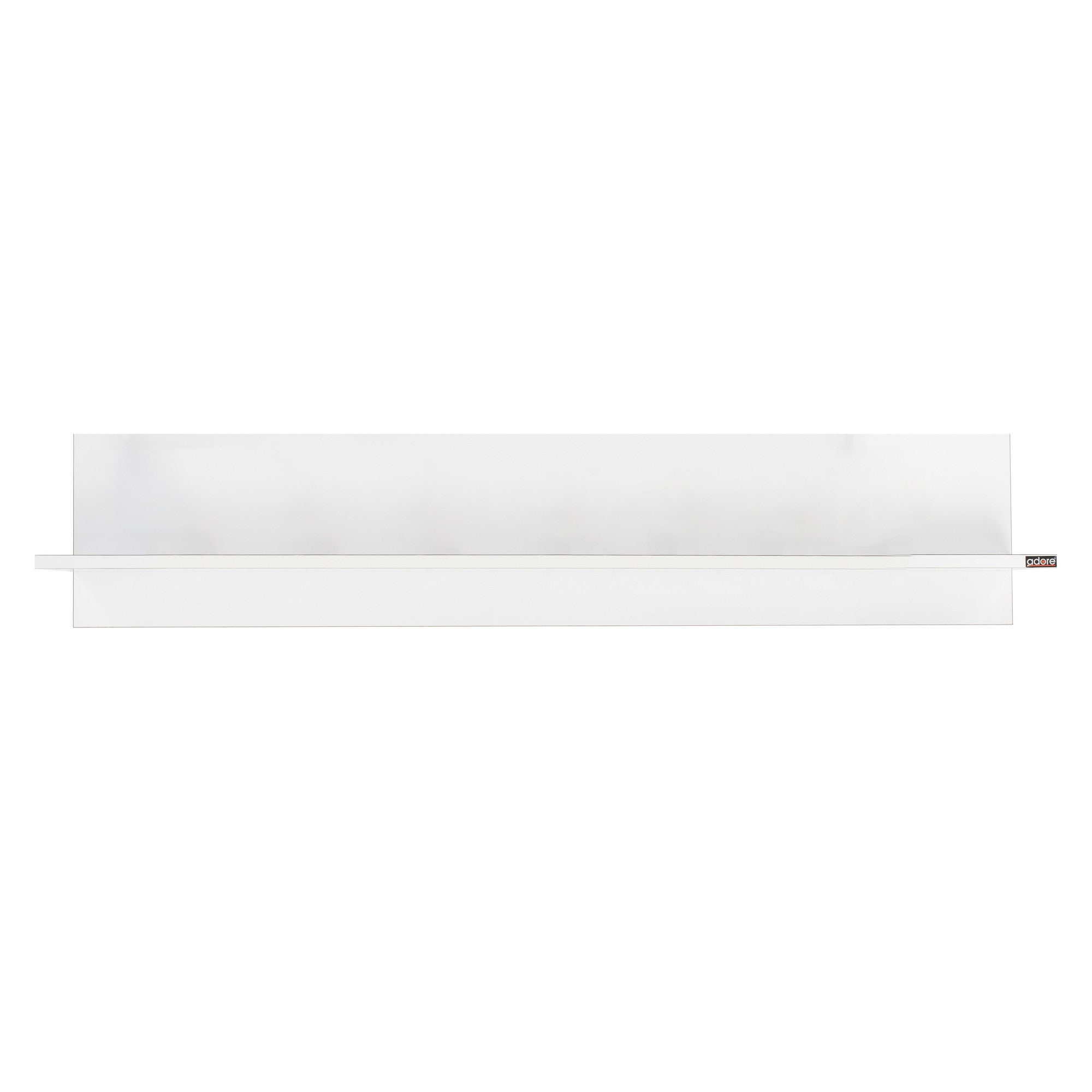 Prateleira de parede – 120 cm x 25 cm – Branco – Painéis de partículas revestidos a melamina