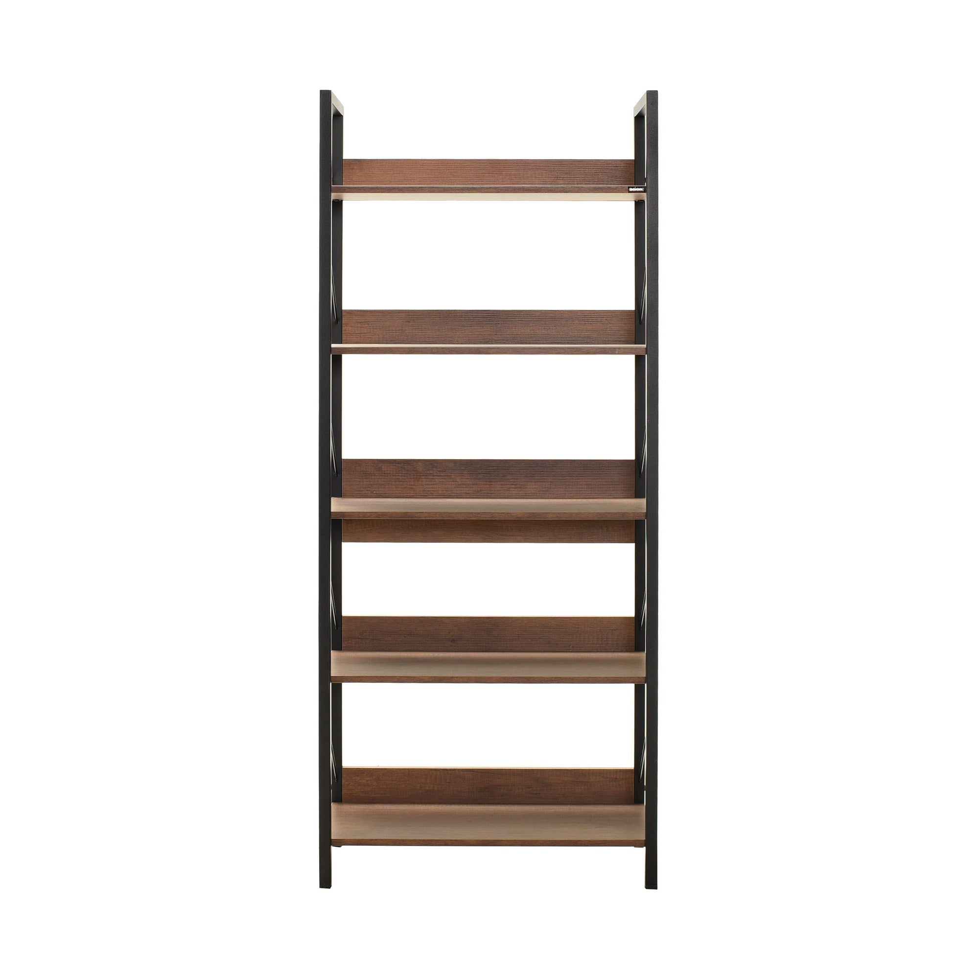 Estante de livros – 73 cm x 172 cm x 35 cm – Nogueira – Painel de partículas