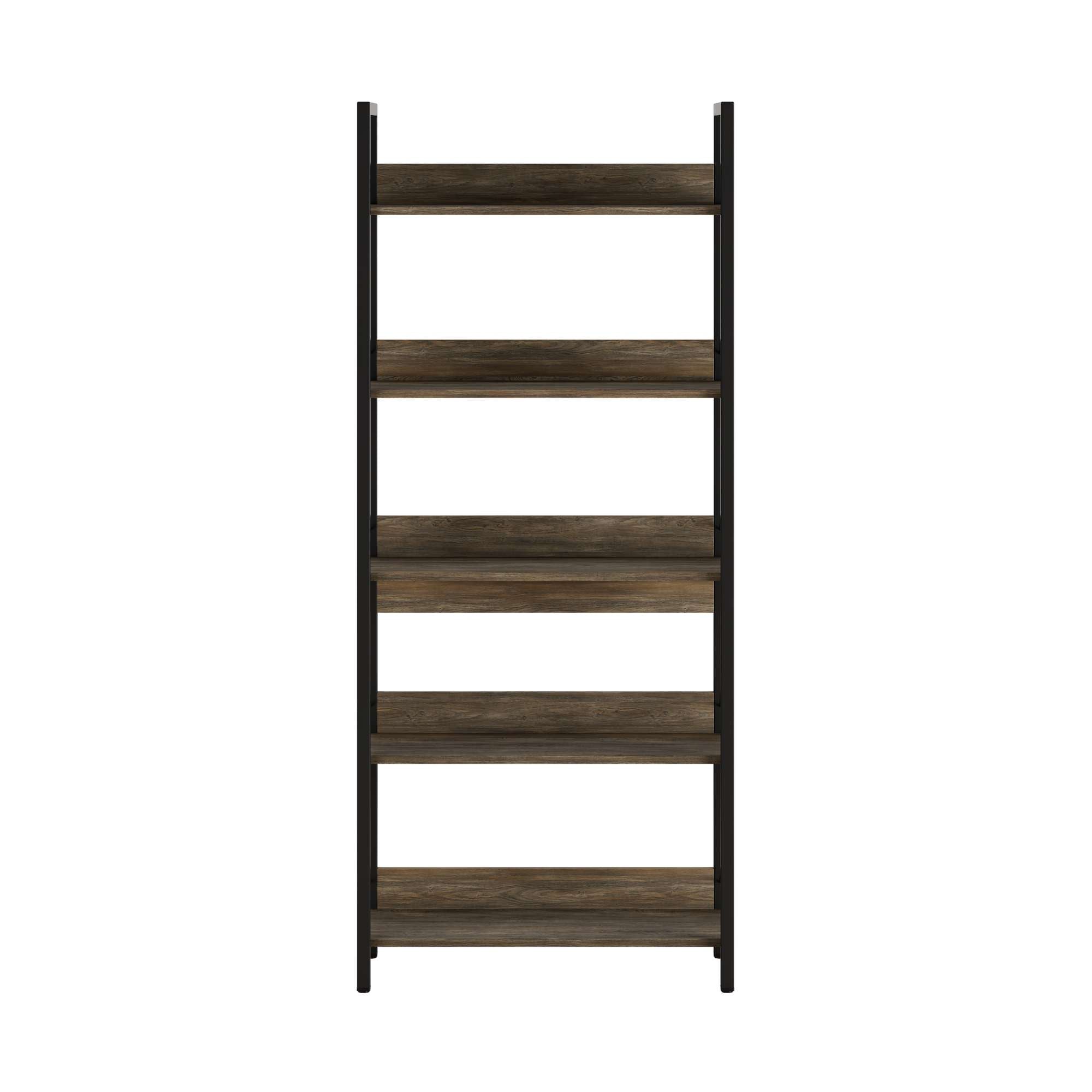 Estante de livros – 73cm x 172cm x 35cm – Noz – Aglomerado