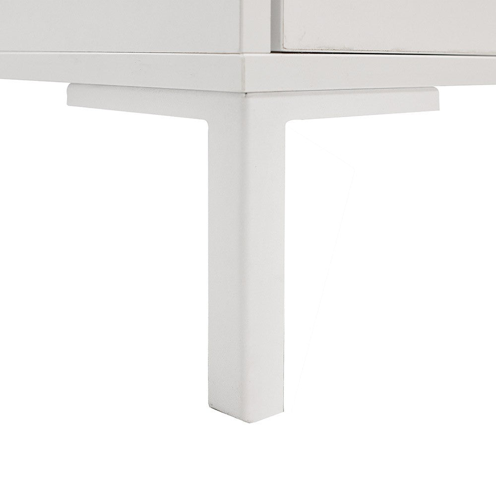 Mesa de Centro – 90cm x 90cm x 42cm – Branco Diamante – Painel de partículas