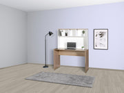 Secretária de Estudo – 110x149x52 cm – Carvalho e Branco – Painéis de partículas revestidos a melamina
