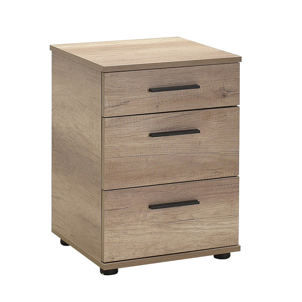 Mesa de Cabeceira em Nogueira Clara - Design Moderno e Compacto 40x57x39cm