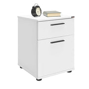 Mesa de Cabeceira Branca Compacta - Revestimento Melamina 100% Resistente