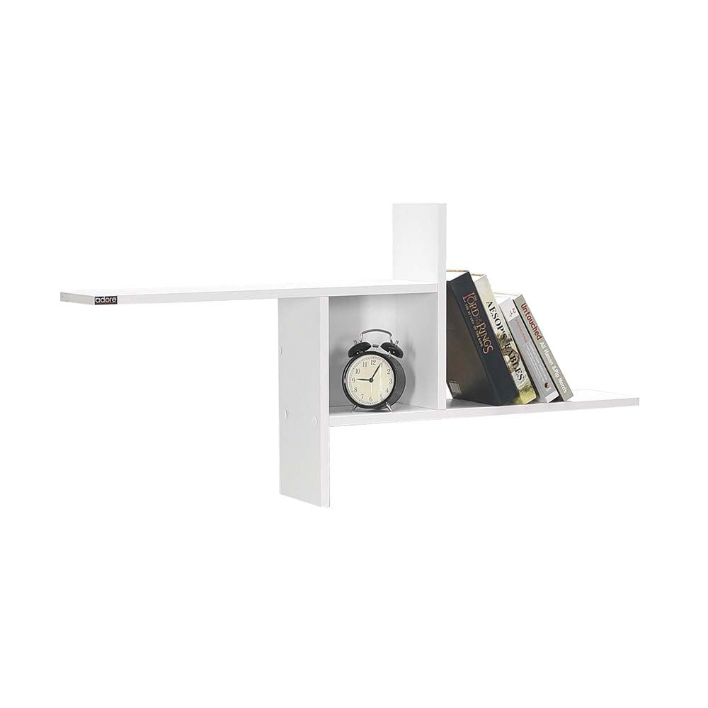 Prateleira de parede – 100 cm x 50 cm x 18 cm – Branco Diamante – Painel de partículas