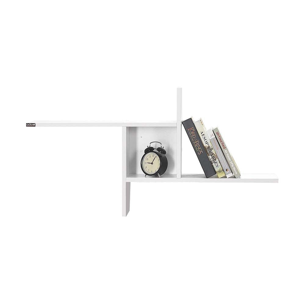 Prateleira de parede – 100 cm x 50 cm x 18 cm – Branco Diamante – Painel de partículas