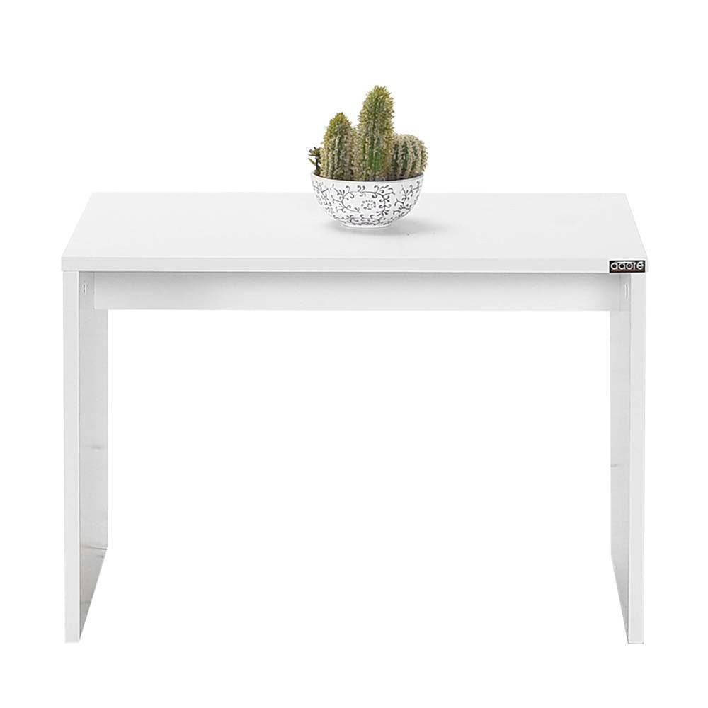 Mesa de Centro – 60x43x40 cm – Branco Diamante – Painel de Partículas