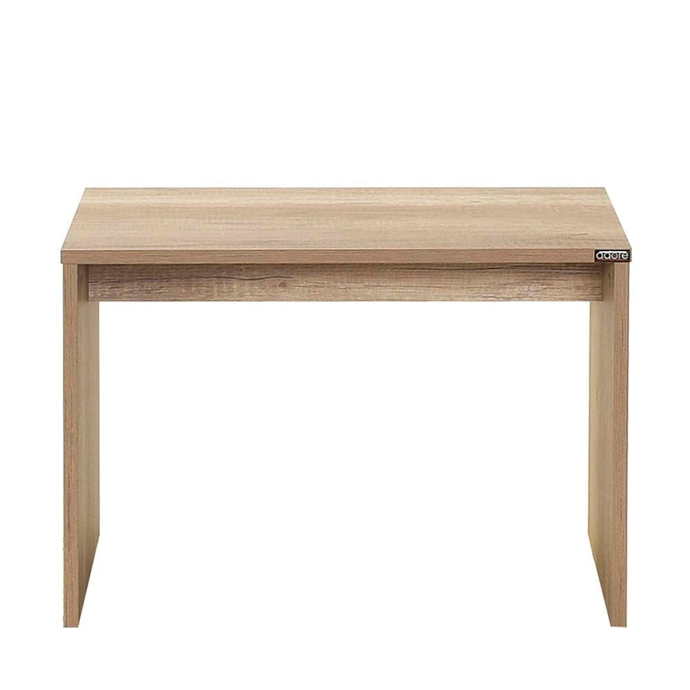 Mesa de Centro – 60cm x 40cm x 43cm – Nogueira clara – Painel de partículas revestido a melamina