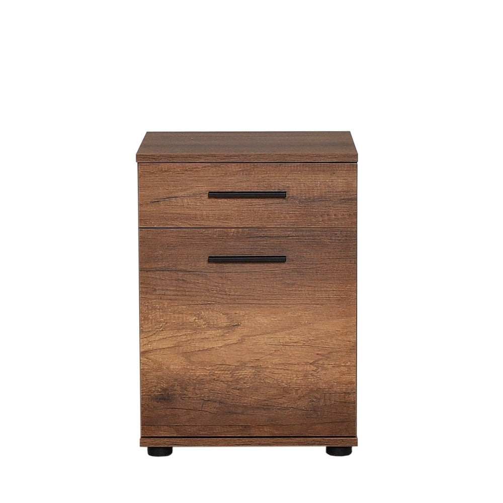 Mesa de cabeceira – 40cm x 57cm x 39cm – Oslo e Nogueira – Painéis de partículas revestidos a melamina