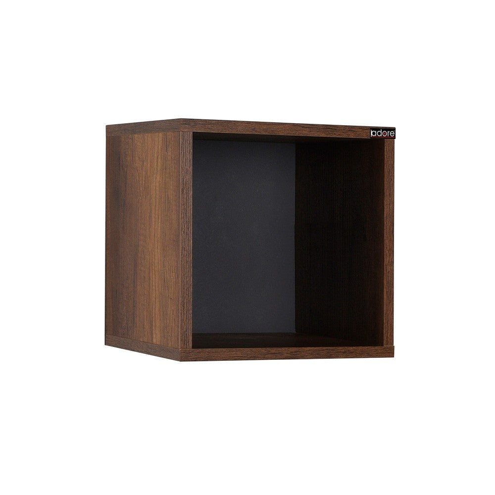 Prateleira de parede – 33 cm – Oslo e Nogueira – Painéis de partículas revestidos a melamina