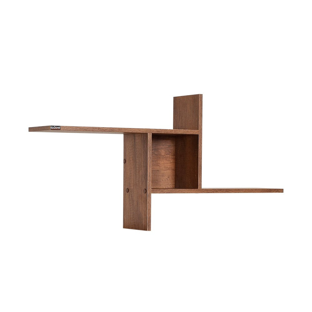 Prateleira de parede – 100 cm x 50 cm x 18 cm – Oslo e Nogueira – Painel de partículas revestido a melamina