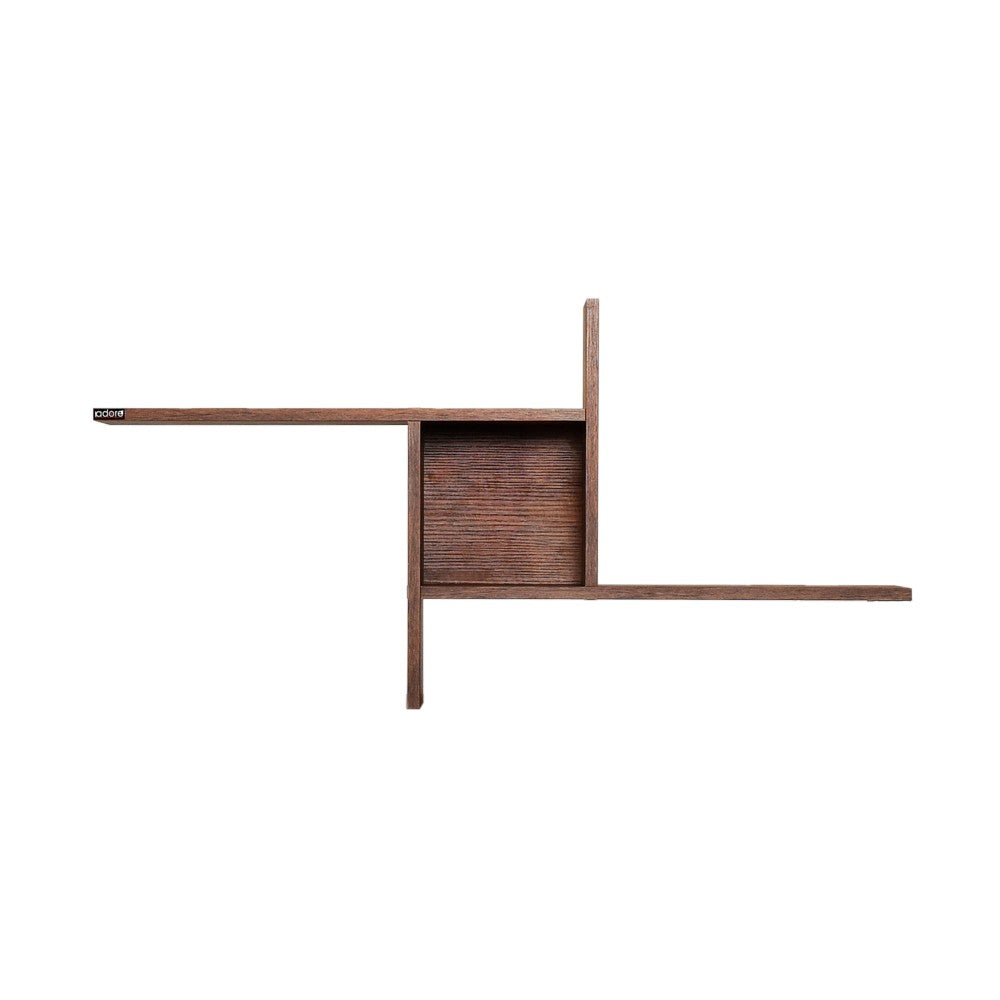 Prateleira de parede – 100 cm x 50 cm x 18 cm – Oslo e Nogueira – Painel de partículas revestido a melamina