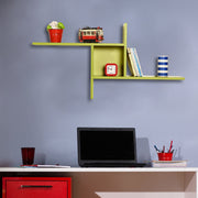 Prateleira de parede – 100 cm x 50 cm x 18 cm – Verde – Painéis de partículas