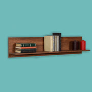 Prateleira de parede – 120 cm x 25 cm x 20 cm – Oslo e Nogueira – Painéis de Partículas com Revestimento de Melamina