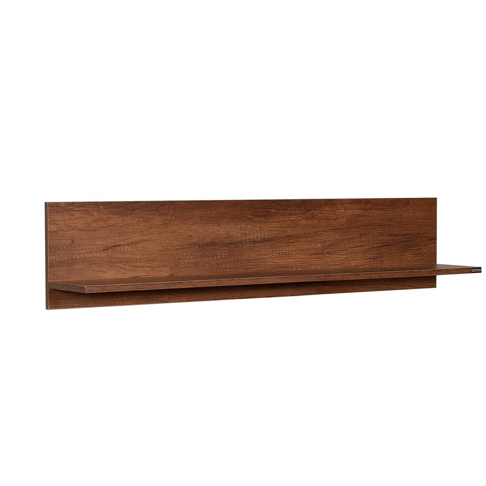 Prateleira de parede – 120 cm x 25 cm x 20 cm – Oslo e Nogueira – Painéis de Partículas com Revestimento de Melamina
