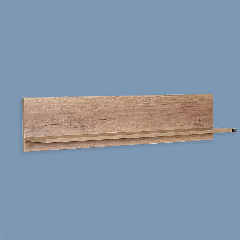Prateleira de parede – 120 cm x 25 cm x 20 cm – Nogueira clara – Painéis de partículas revestidos a melamina