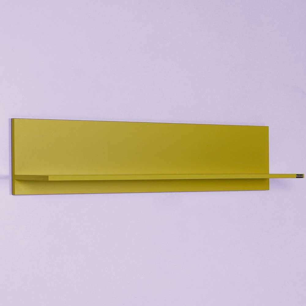 Prateleira de parede – 120 cm x 25 cm x 20 cm – Verde – Painel de partículas