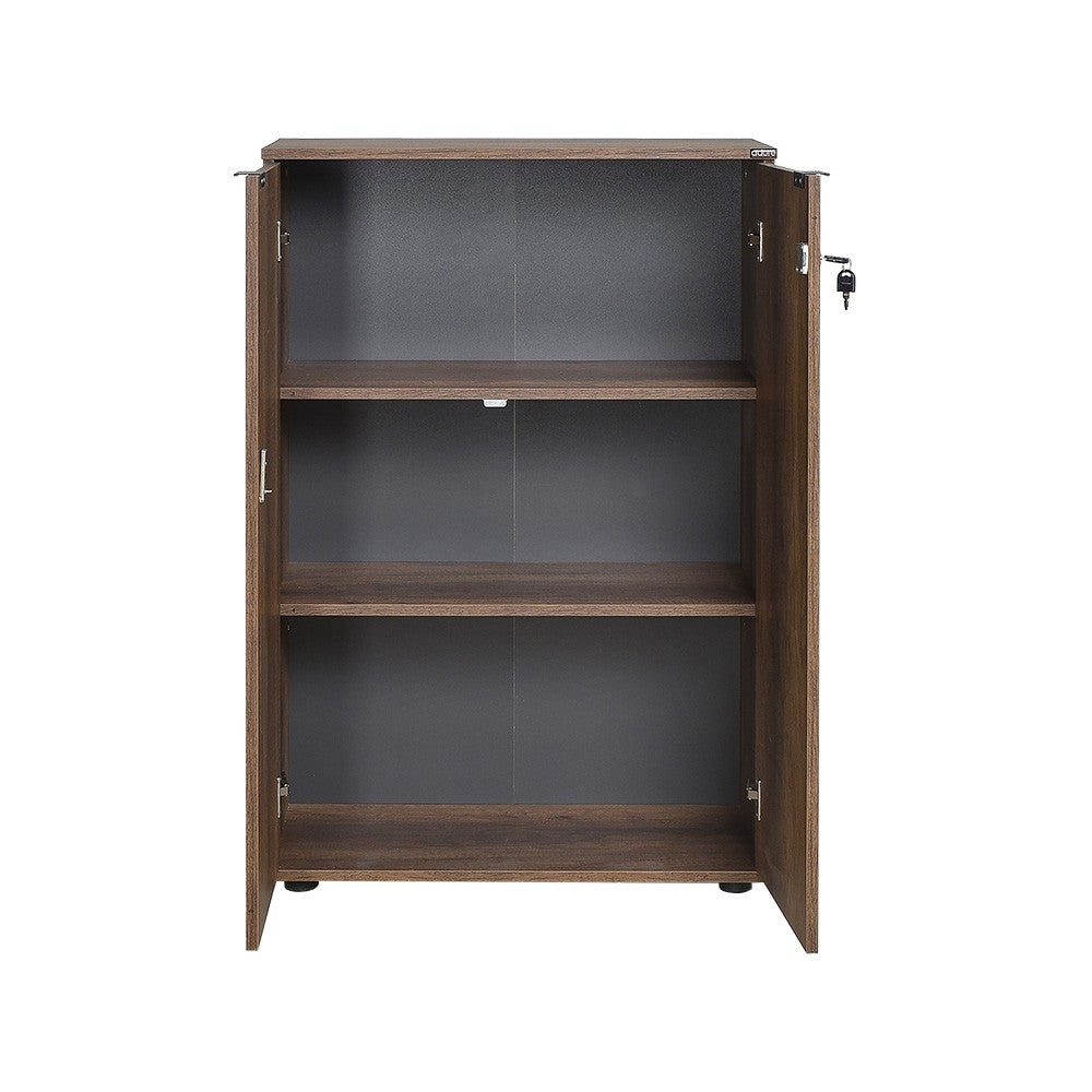 Estante de livros – 72 cm x 109 cm x 34 cm – Nogueira – Painel de partículas