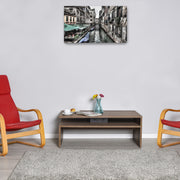 Mesa de Centro – 110 cm x 42 cm x 65 cm – Oslo e Nogueira – Melamina