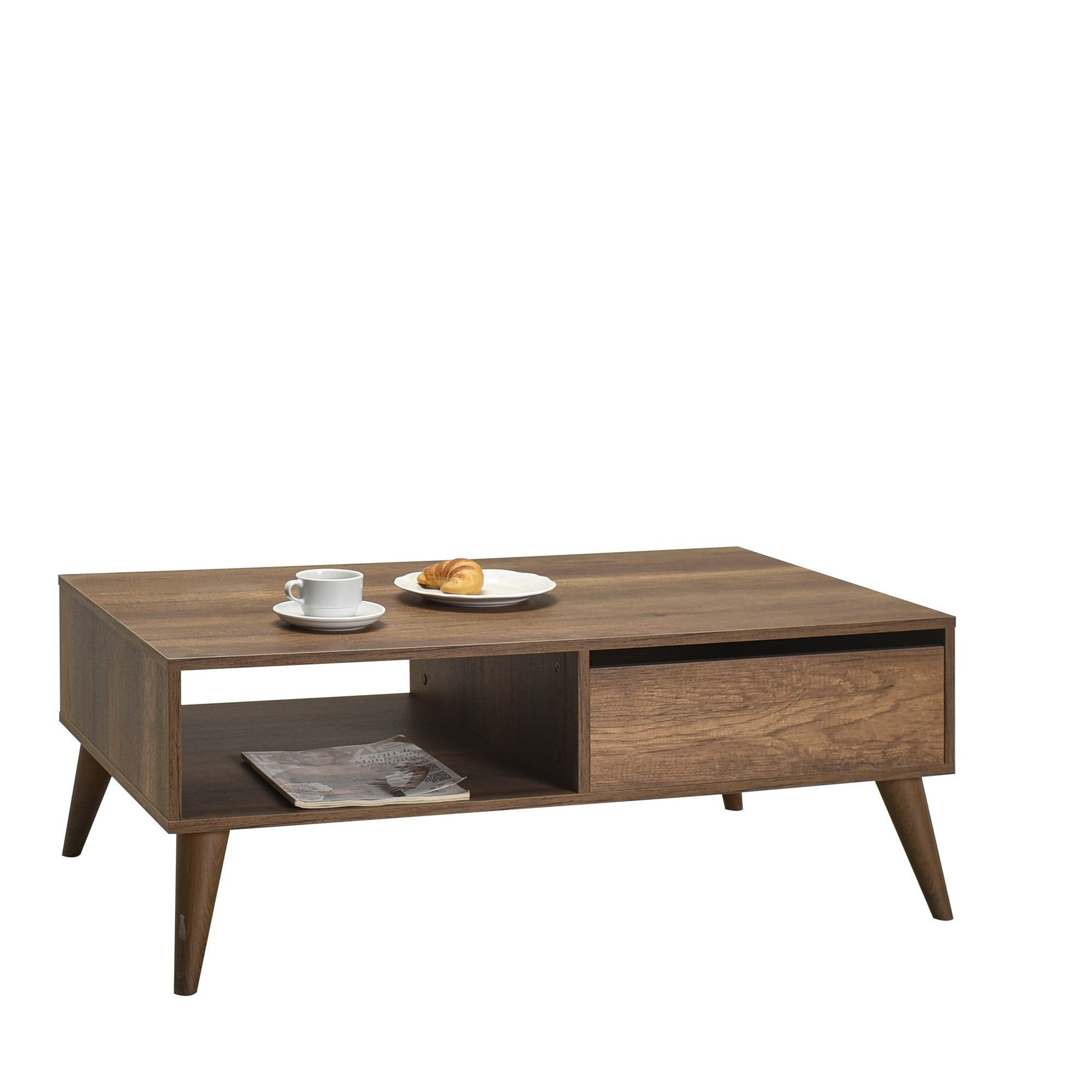 Mesa de Centro – 110cm x 42cm x 65cm – Oslo e Nogueira
