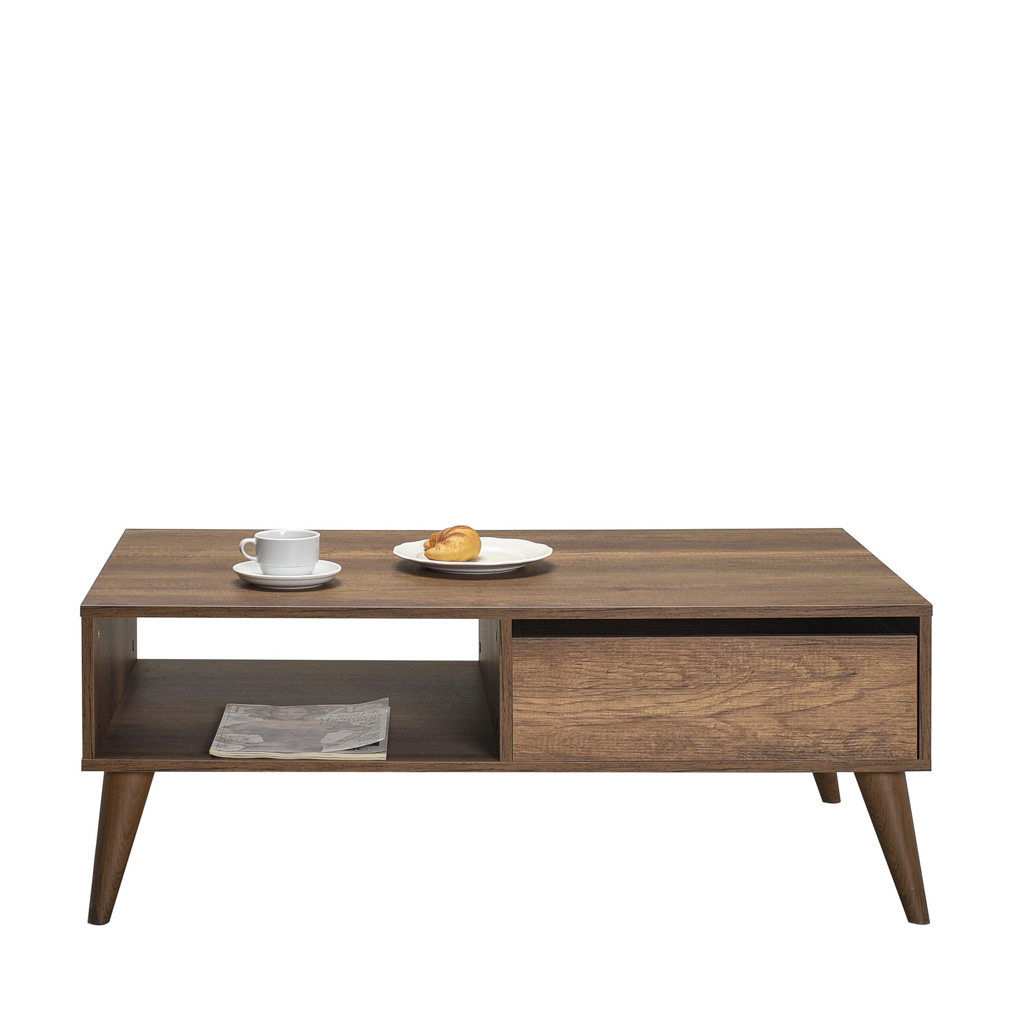 Mesa de Centro – 110cm x 42cm x 65cm – Oslo e Nogueira