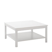 Mesa de Centro – 80cm x 40cm x 80cm – Branco – Painel de partículas revestido a melamina