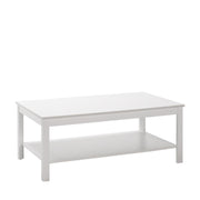 Mesa de Centro – 103 cm x 40 cm x 60 cm – Branco – Painel de partículas revestido a melamina