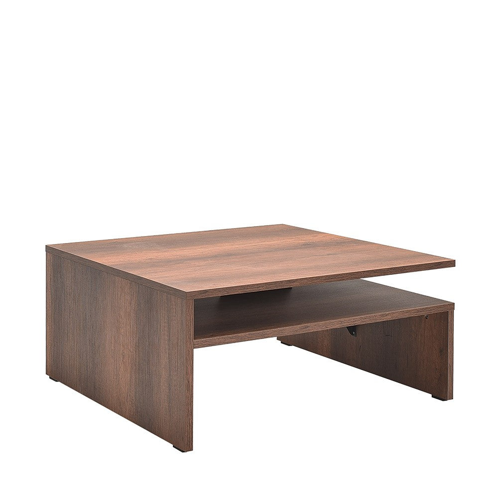 Mesa de Centro – 90x42x90 cm – Nogueira – Painel de partículas revestido a melamina