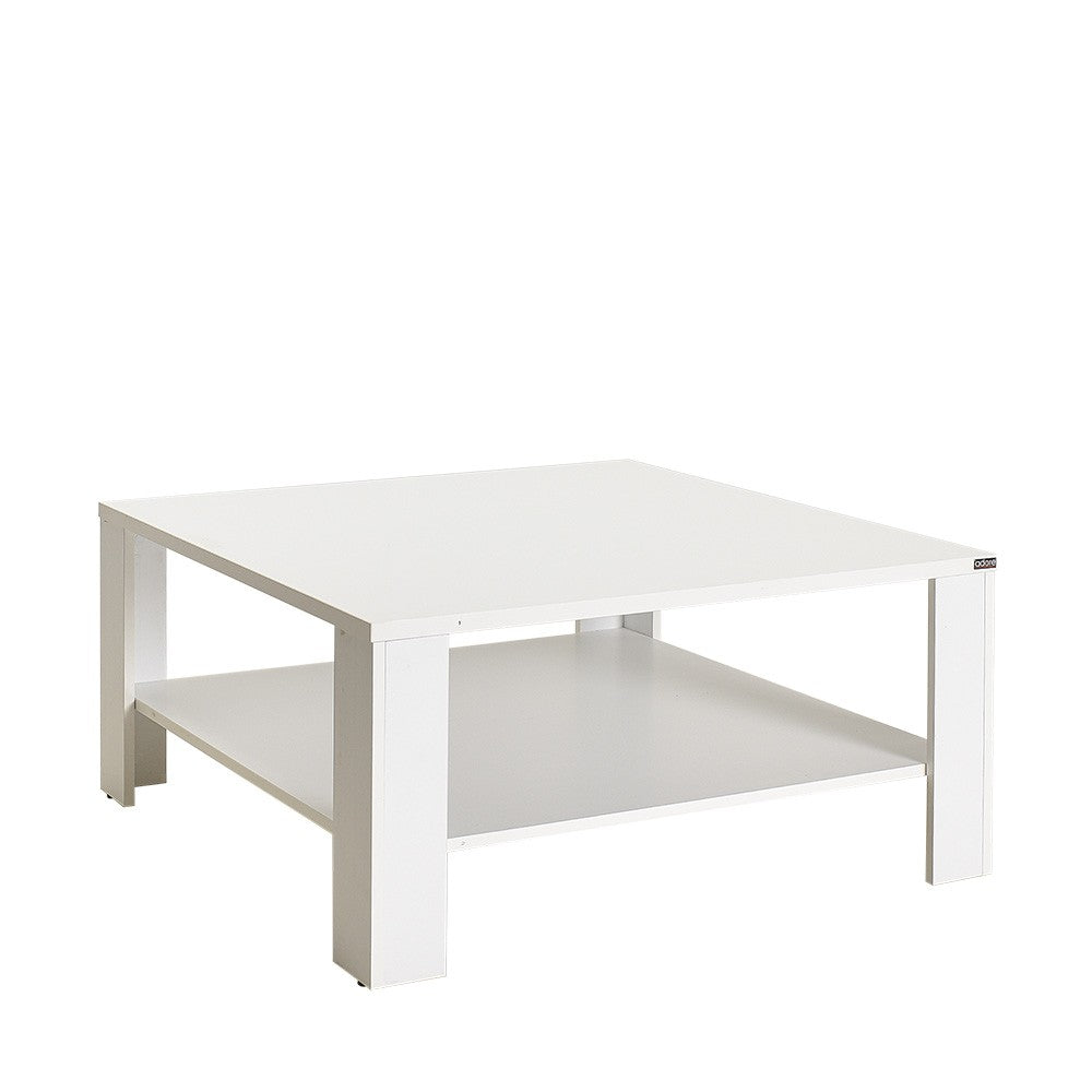 Mesa de Centro – 90 cm x 42 cm x 90 cm – Branco – Melamina