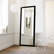 Espelho Cheval – 40 x 105 cm – Preto – Plástico
