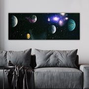 Pintura Decorativa Elegante em Tela, 30 x 80 cm, 100% Tela, 100% Moldura de Madeira (4 cm de Espessura) | Perfeita para Amantes de Decoração e Arte