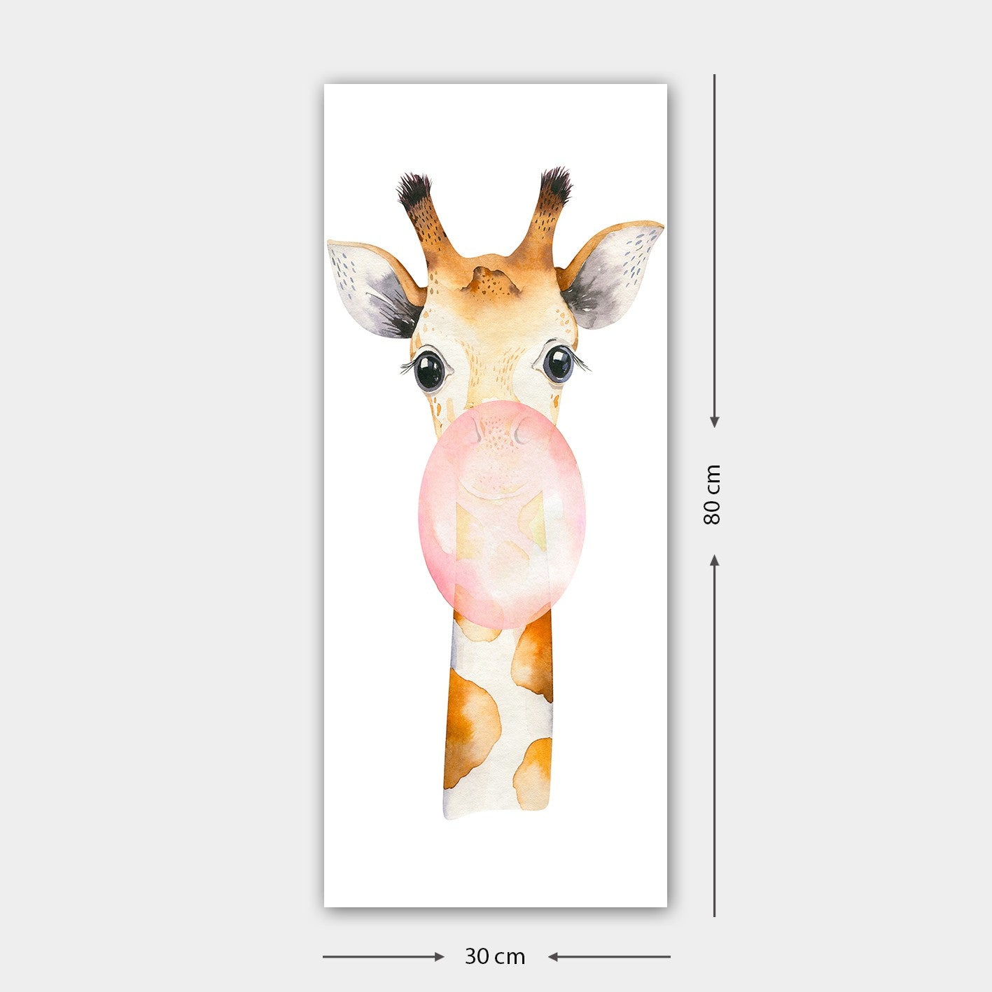 Pintura Decorativa Elegante em Tela, 30 x 80 cm, 100% Tela, 100% Moldura de Madeira (4 cm de Espessura) | Perfeita para Amantes de Decoração e Arte