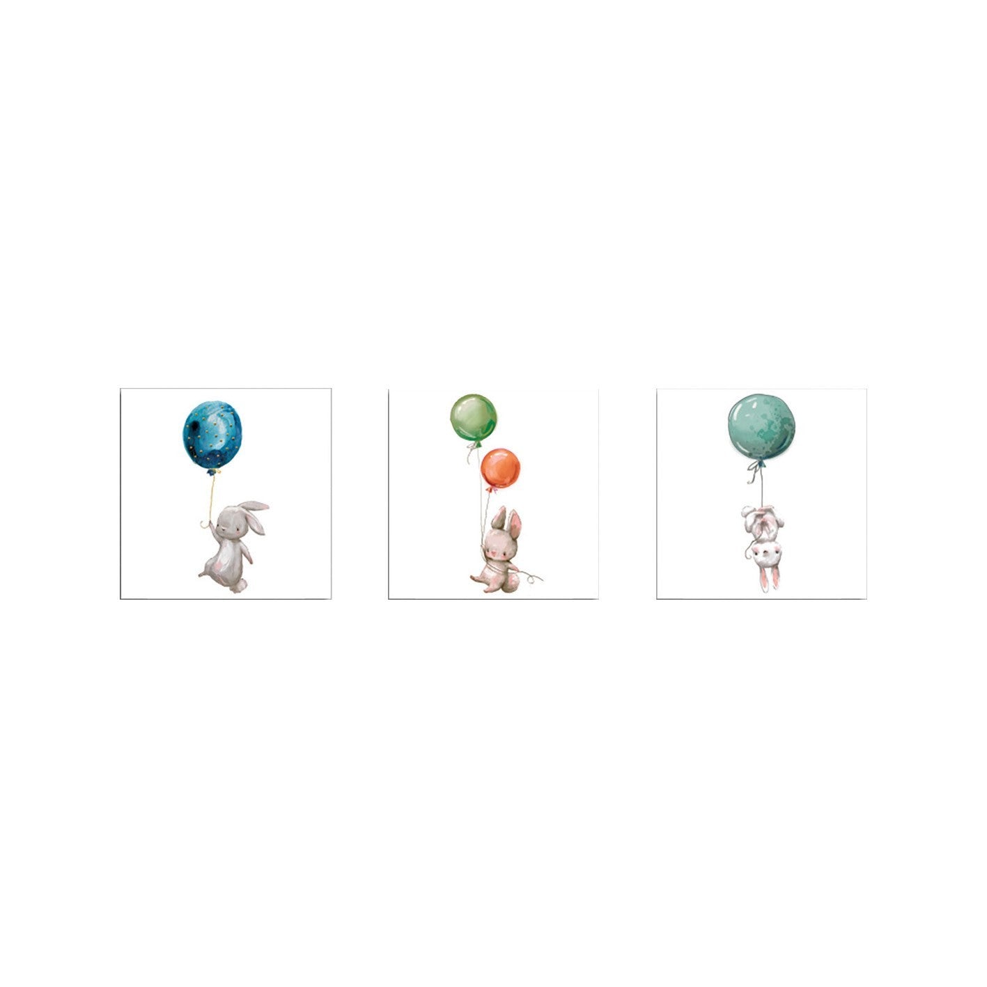Conjunto elegante de pinturas decorativas em tela (3 peças), 30 x 30 cm | 60% algodão/40% poliéster, moldura de madeira, impressão digital | Perfeito para amantes de decoração e arte