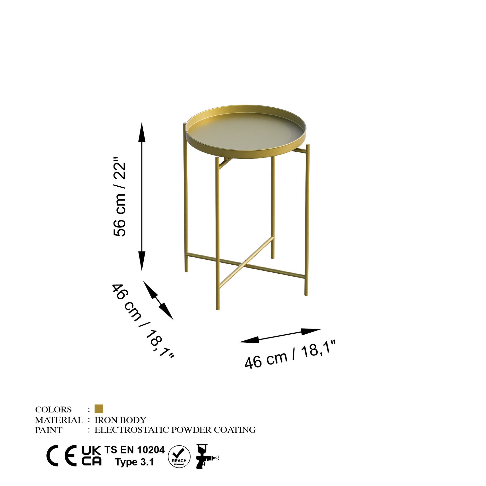 Mesa de Centro-SHB-007-Ouro