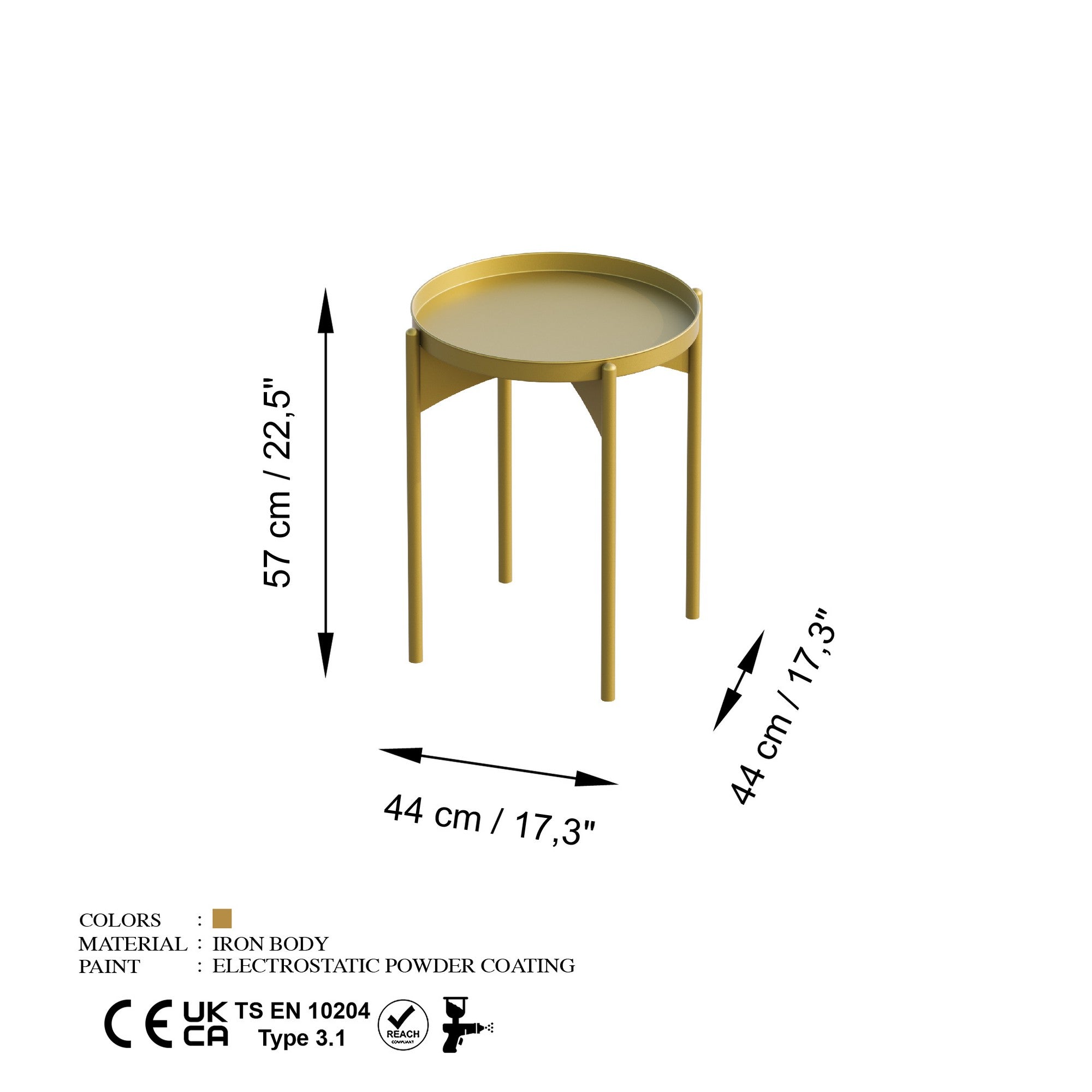 Mesa de Centro-SHB-002-Ouro