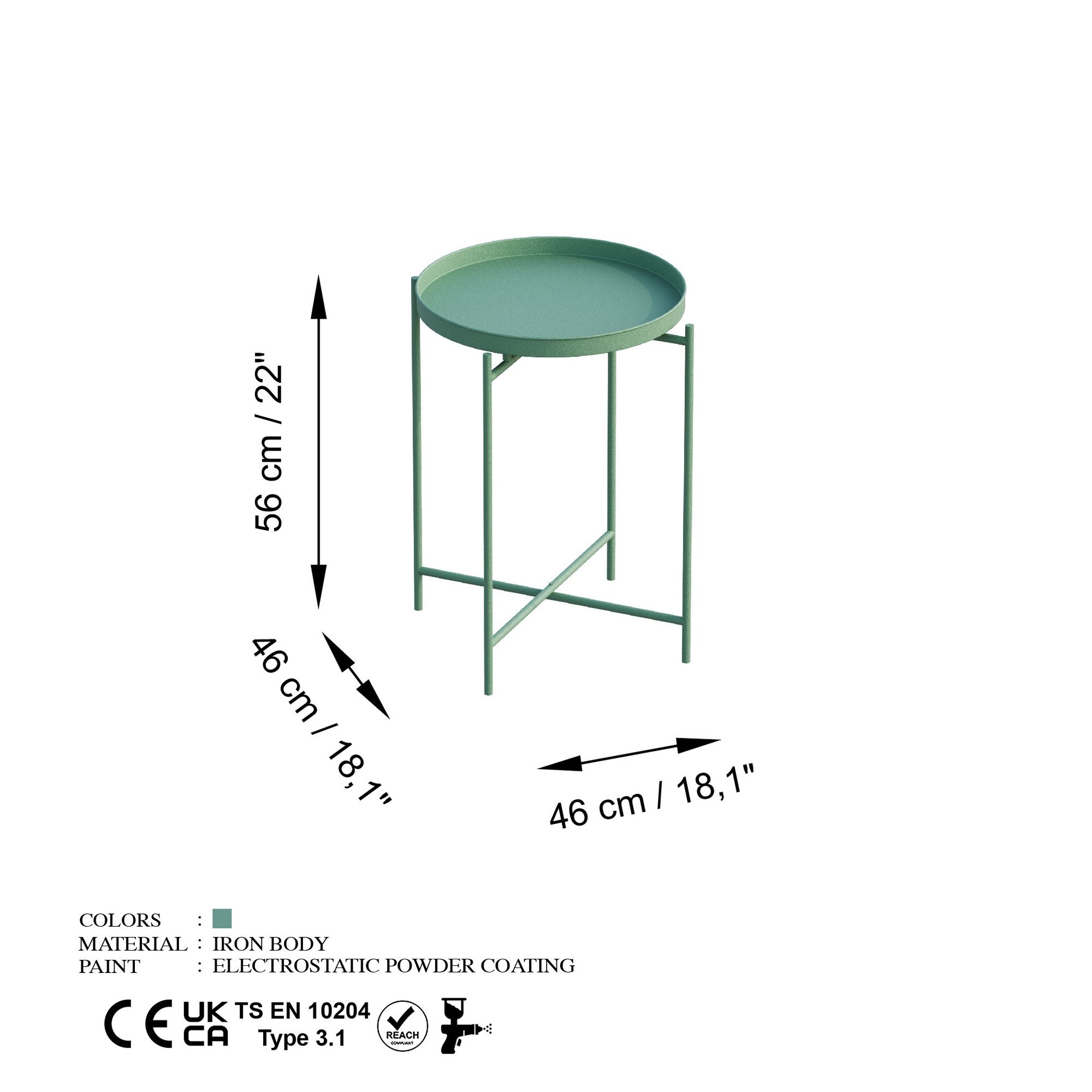 Mesa de Centro-SHB-007-Verde