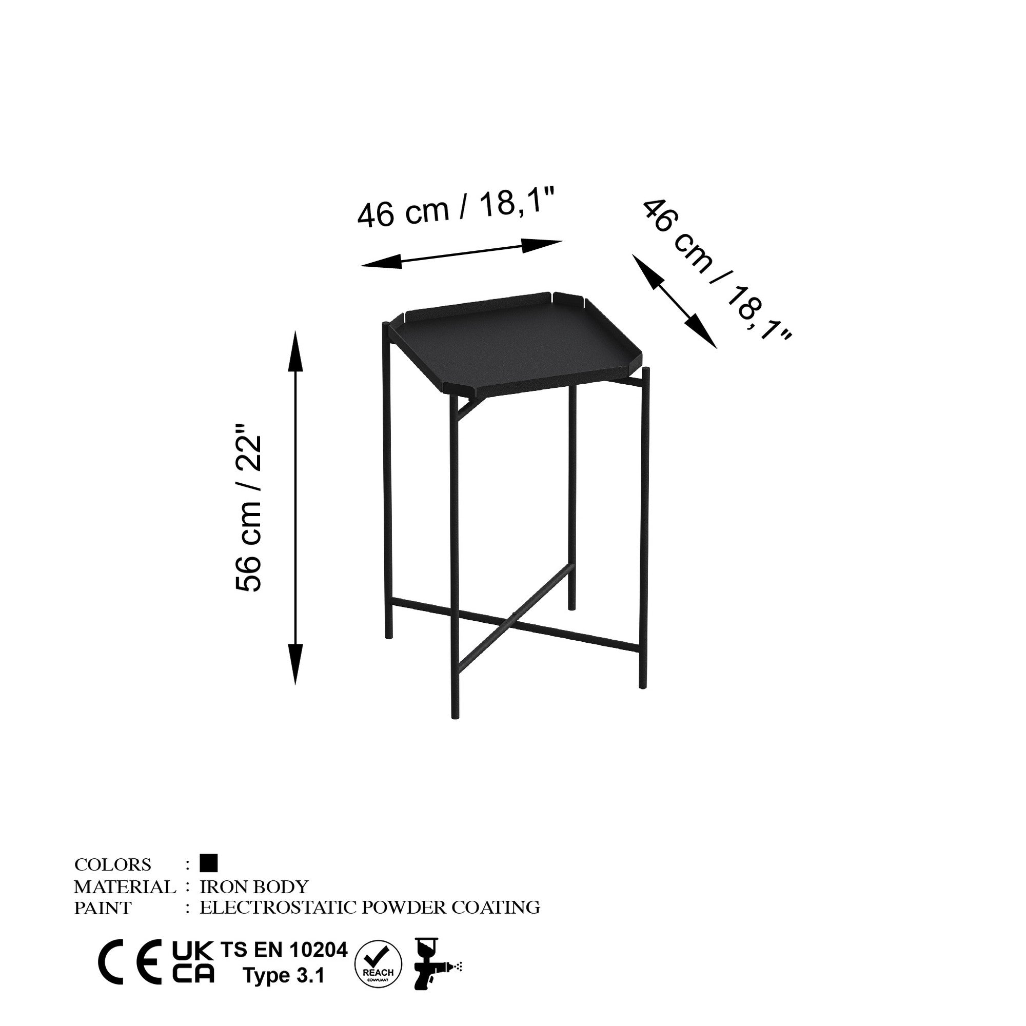 Mesa de Centro-SHB-008-Preto