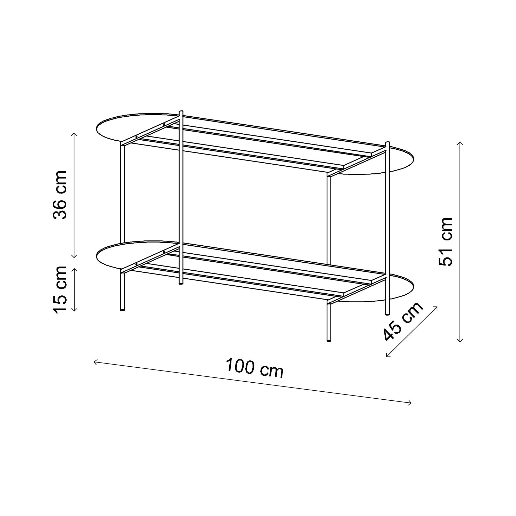 Mesa de Centro-Shb-014-A-Ouro