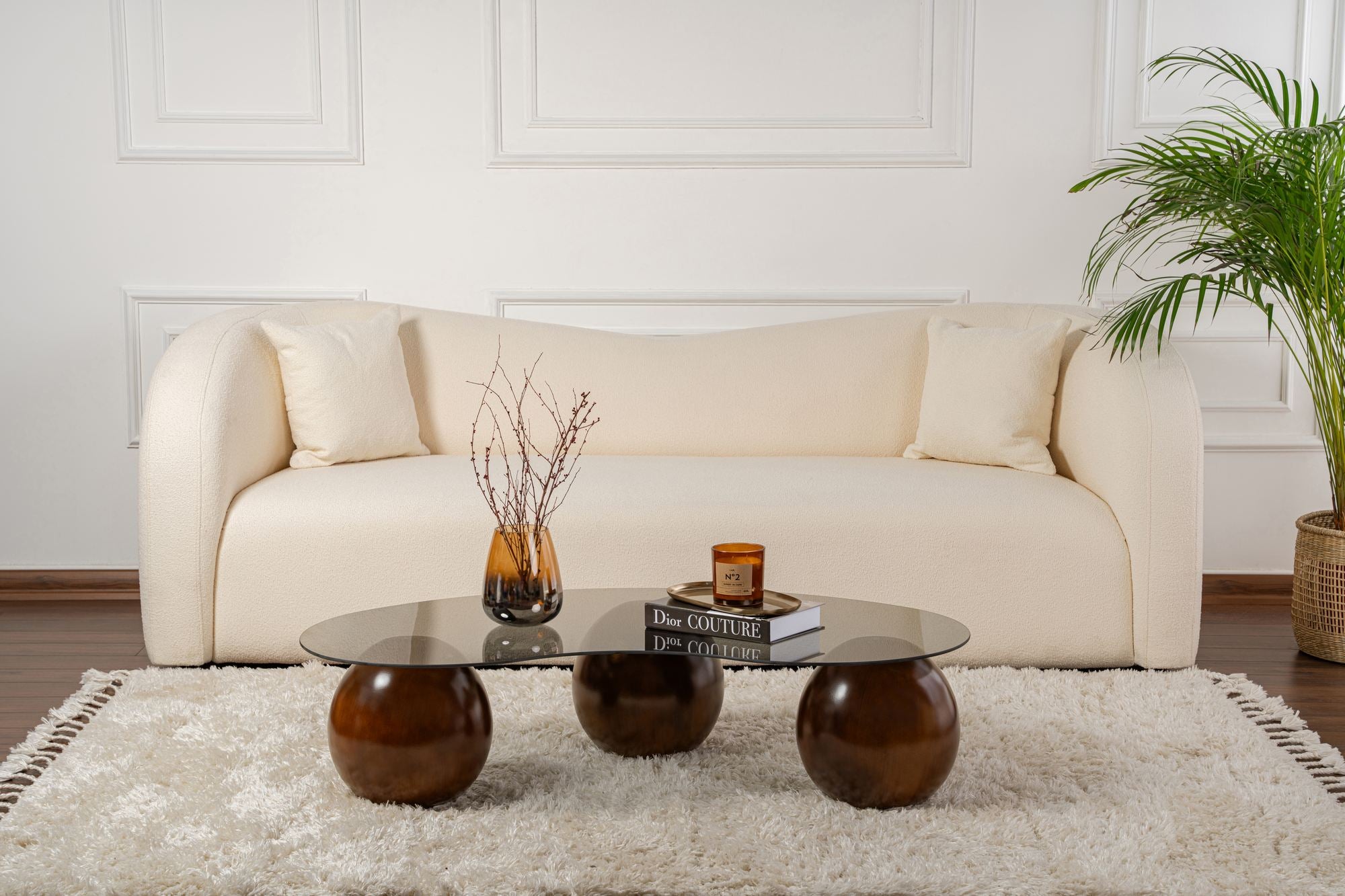 Mesa de Centro-Sphere-Nogueira
Cinza