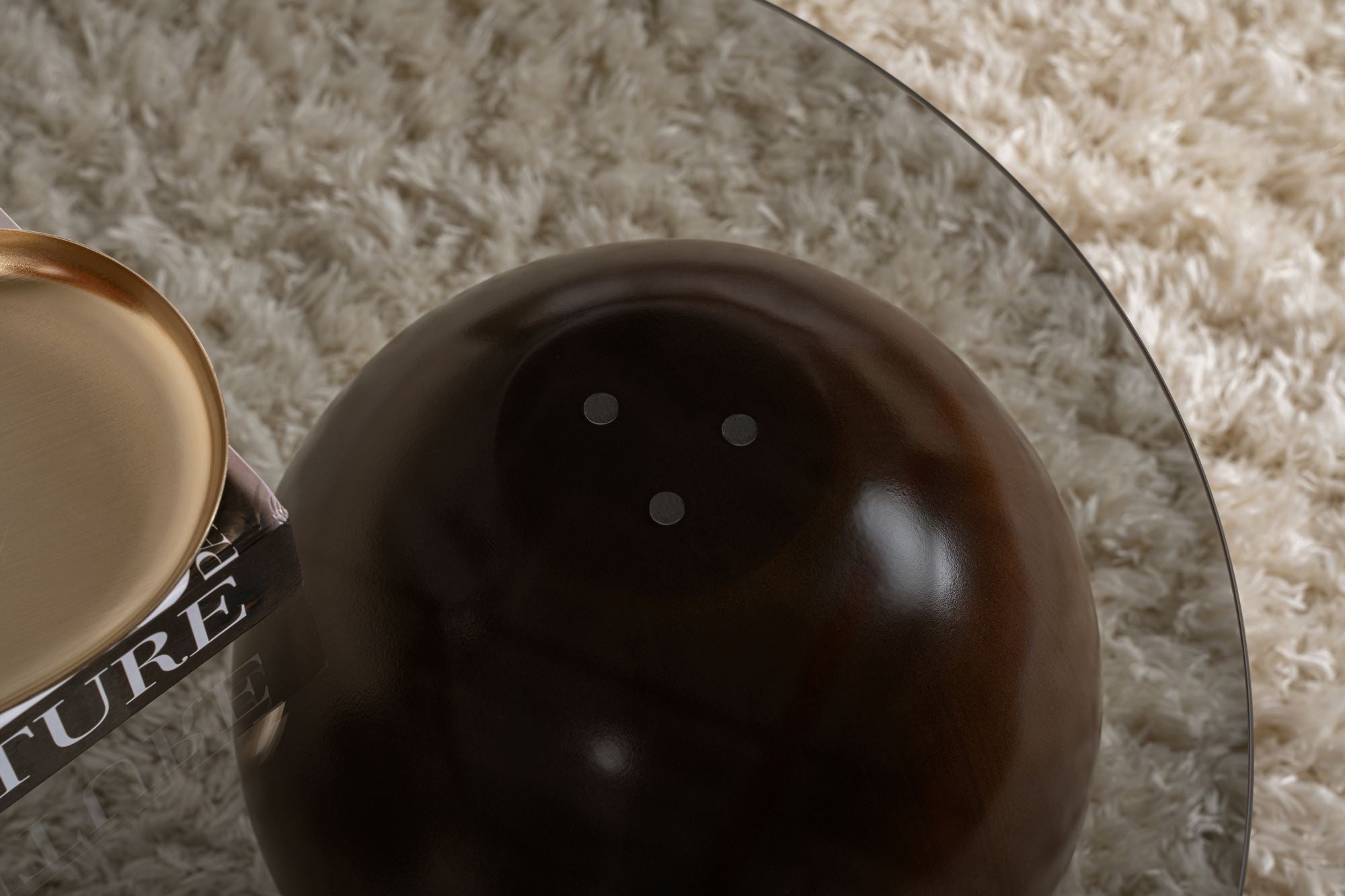 Mesa de Centro-Sphere-Nogueira
Cinza