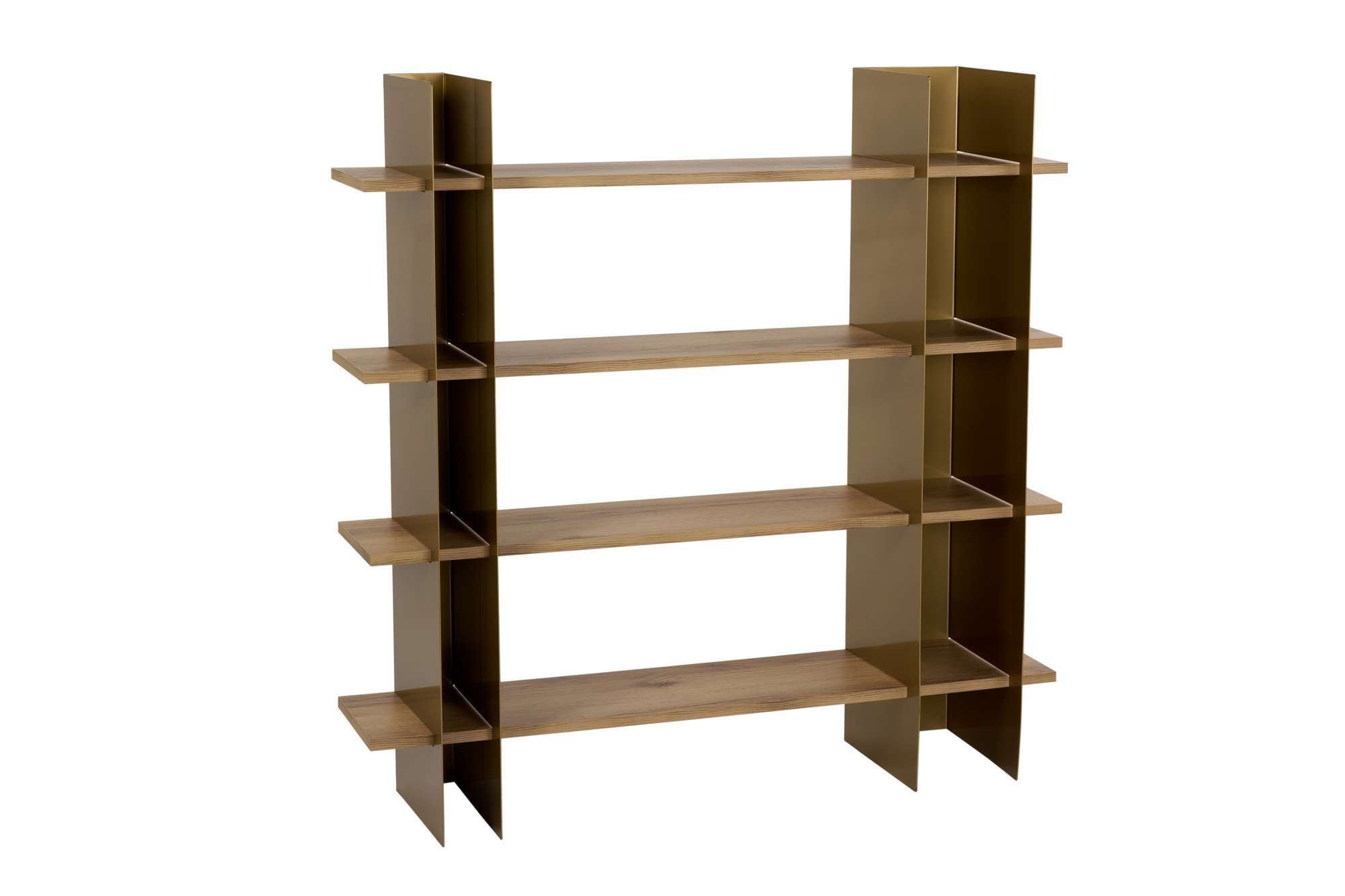 Estante de livros-Shb-017-A-Ouro