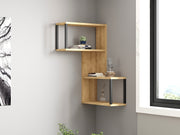 Prateleira de parede – 84cm x 52cm x 20cm – Carvalho Safira – Painel de partículas revestido a melamina
