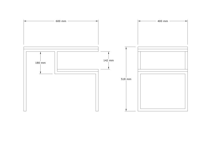 Mesa de Centro-Wengen-Safira