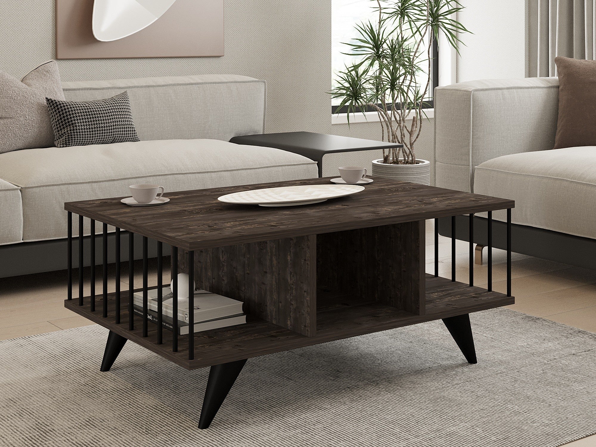 Mesa de Centro-Bert-Antracite