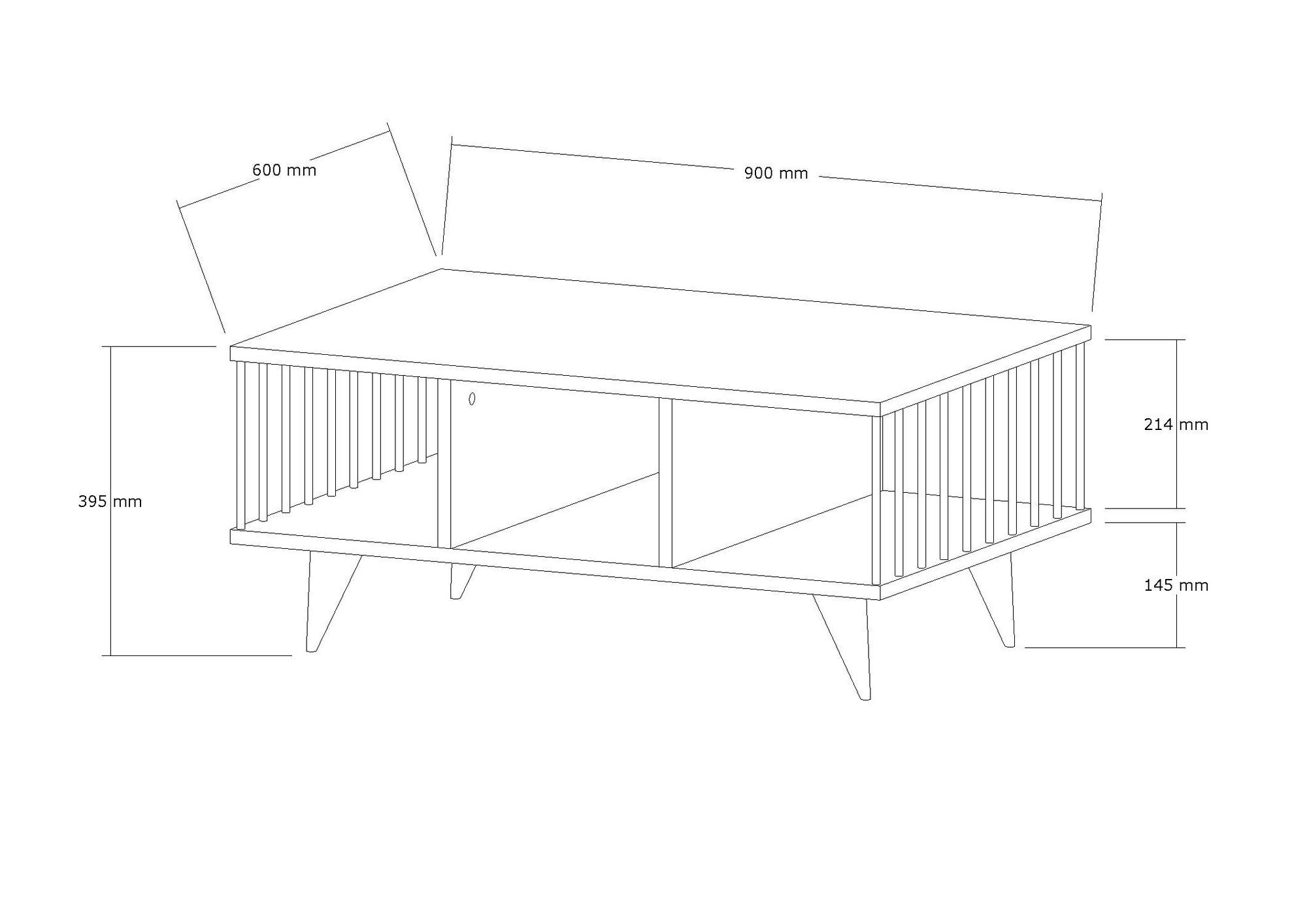 Mesa de Centro-Bert-Antracite