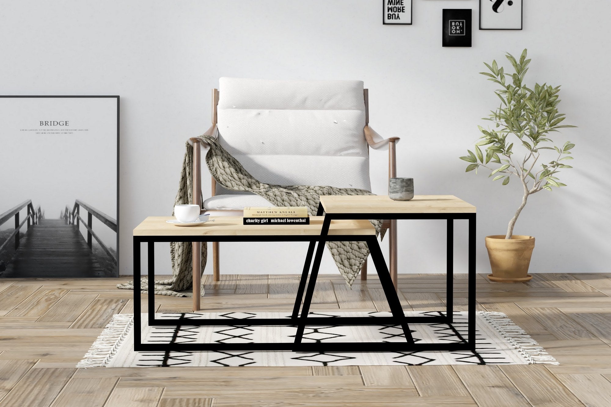 Mesa de Centro-Boyce-Carvalho
Preto