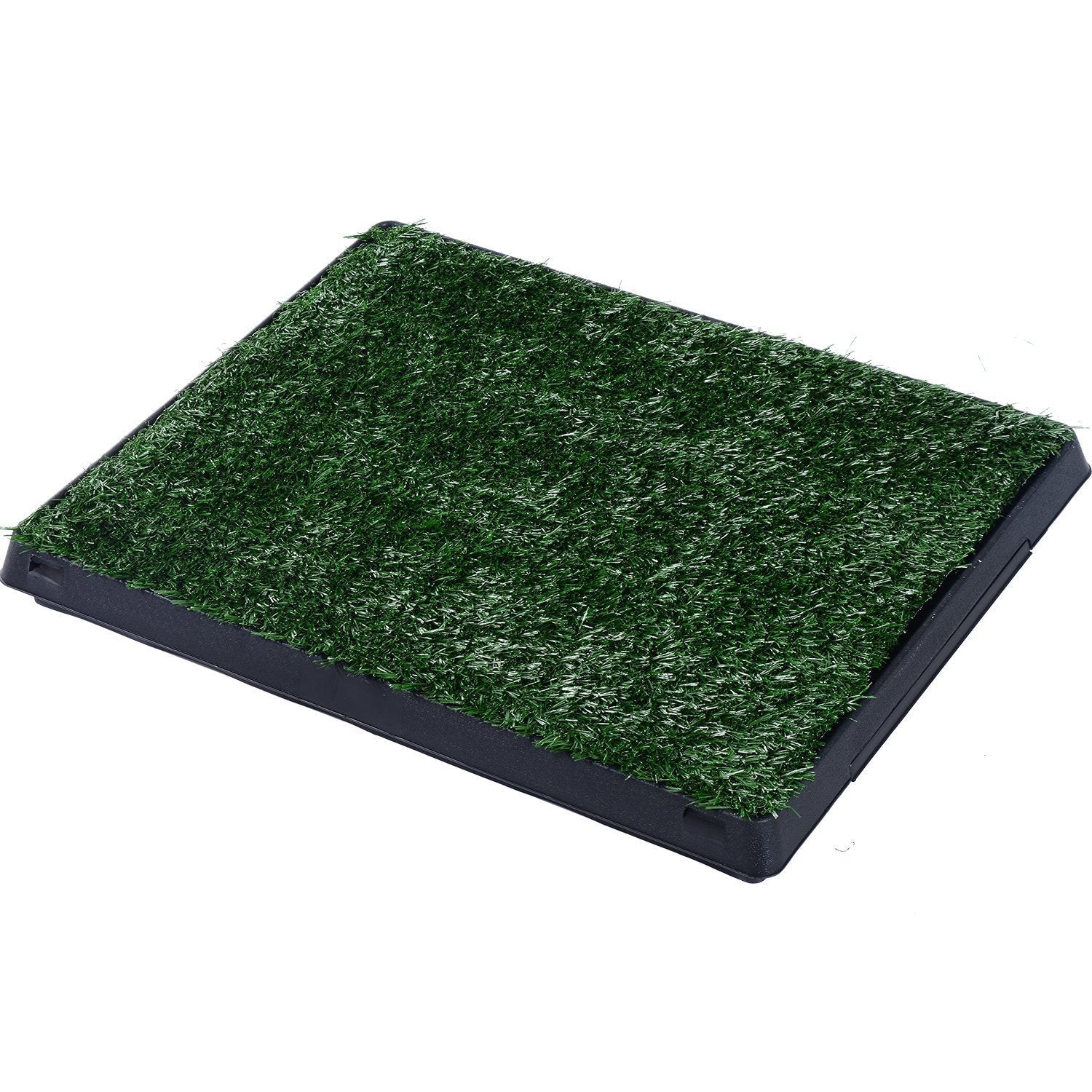 Sanita para Cães com Relva Artificial 51x63x6 cm - Verde e Preto