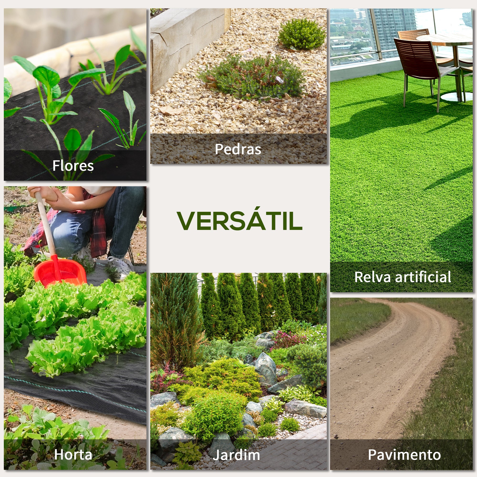 Malha Geotêxtil Anti-Ervas Preto 2x100m 60g/m²